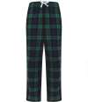 SM83 Kids Tartan Lounge Pants Navy / Green colour image